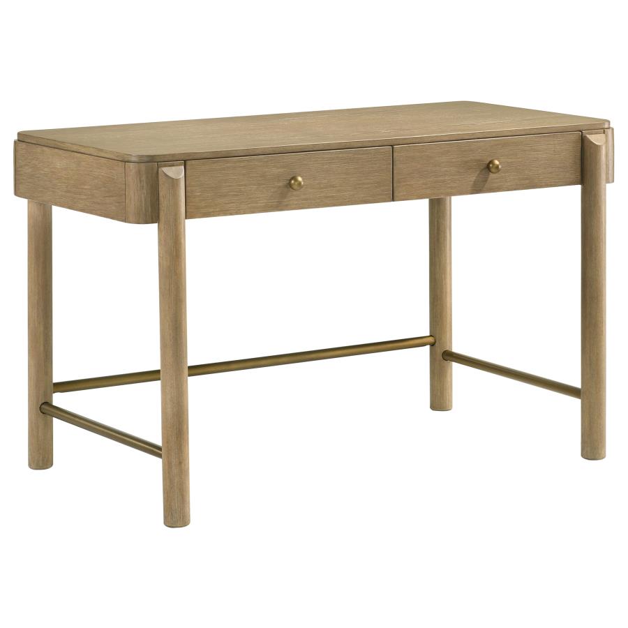 Arini 2-drawer Vanity Desk Makeup Table Sand Wash - 224307