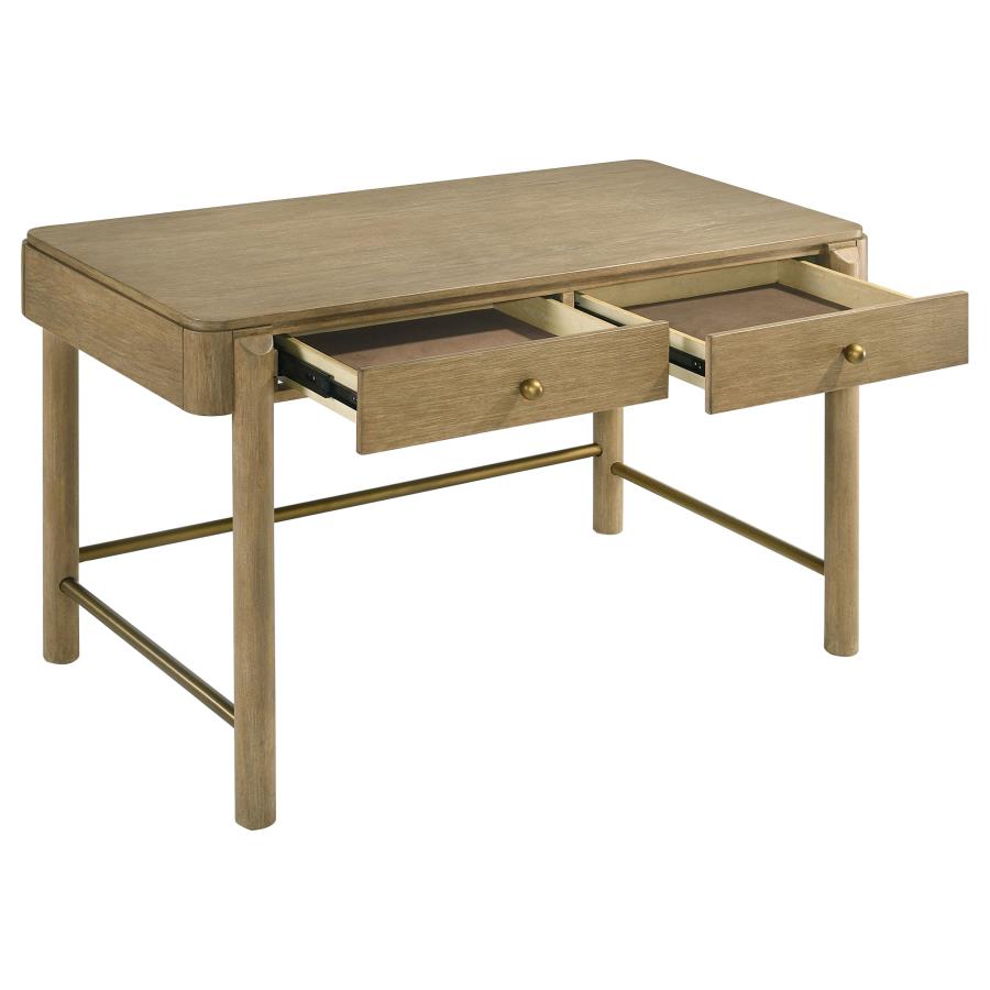 Arini 2-drawer Vanity Desk Makeup Table Sand Wash - 224307