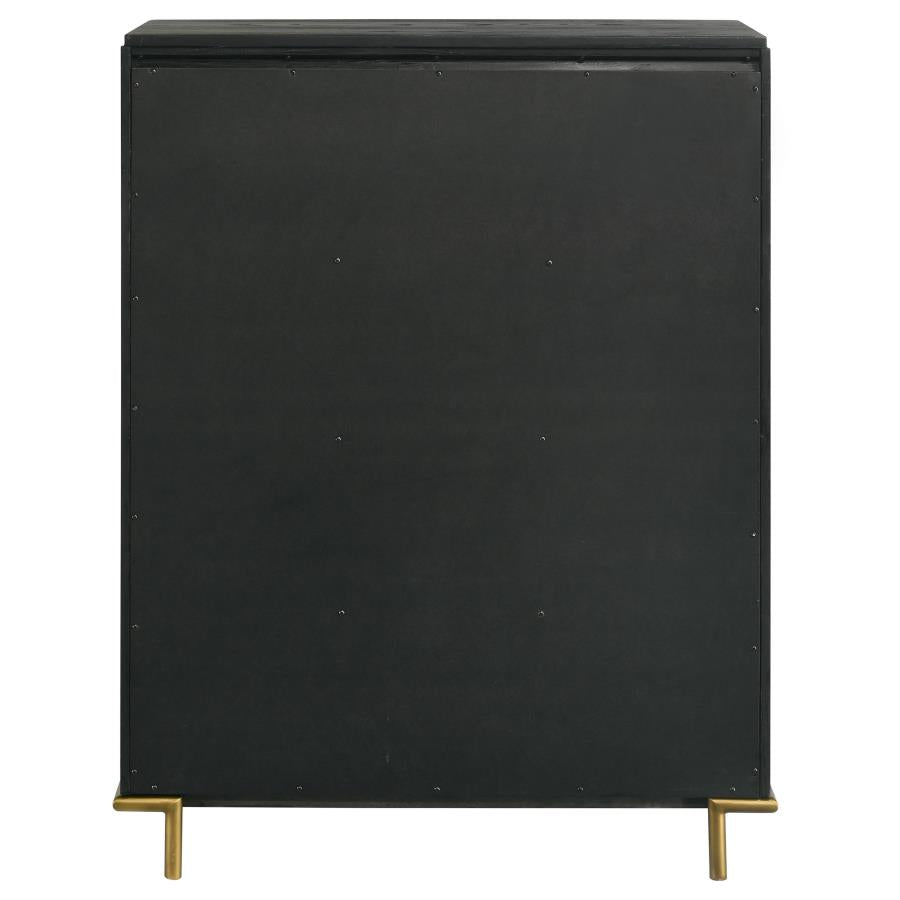 Arini 5-drawer Bedroom Chest Black - 224335