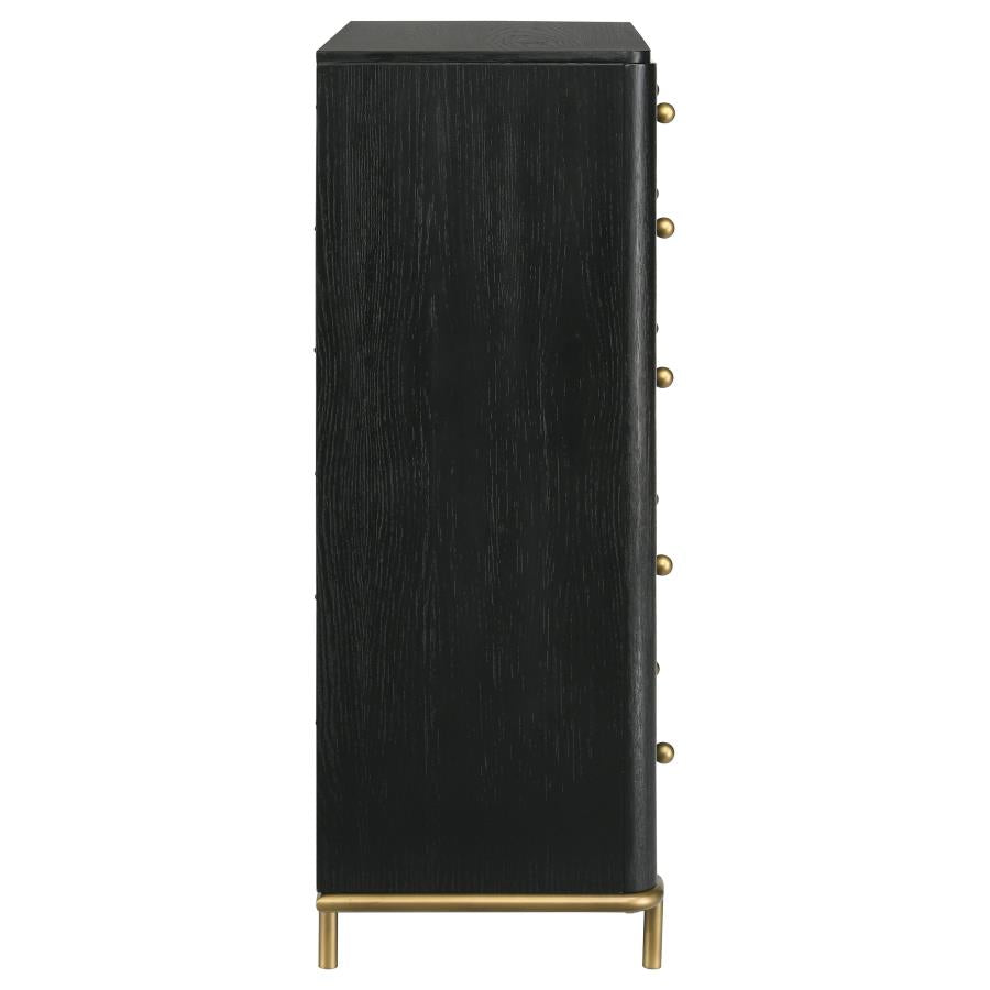 Arini 5-drawer Bedroom Chest Black - 224335