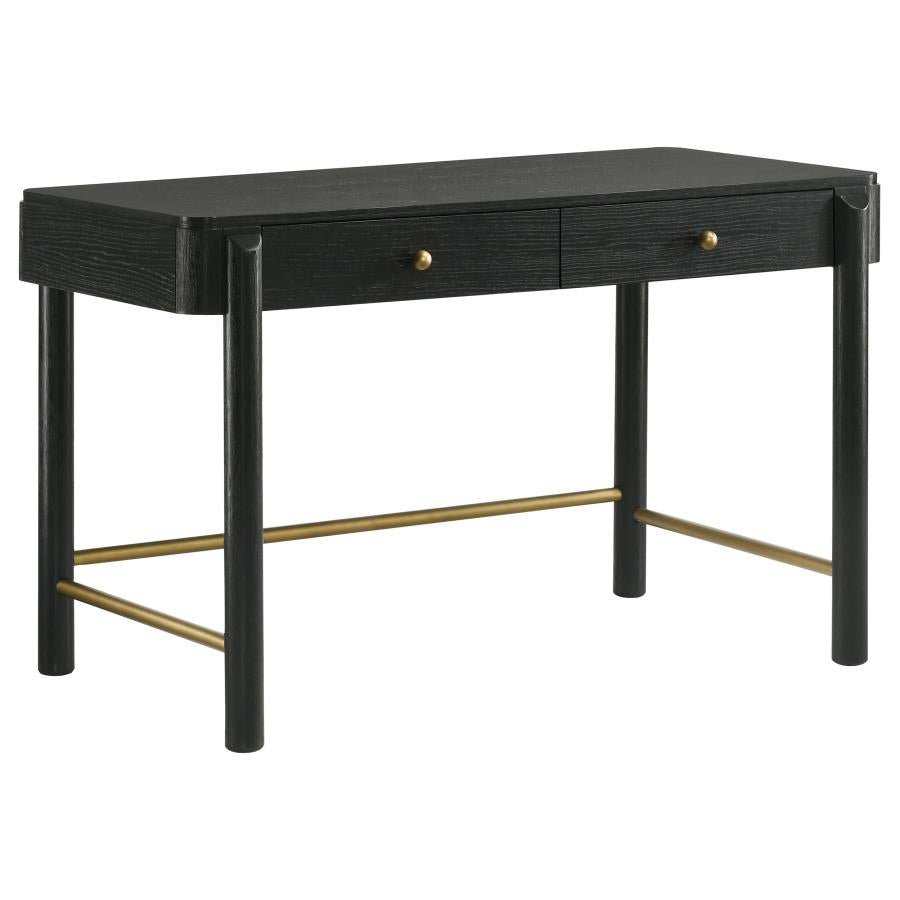 Arini 2-drawer Vanity Desk Makeup Table Black - 224337