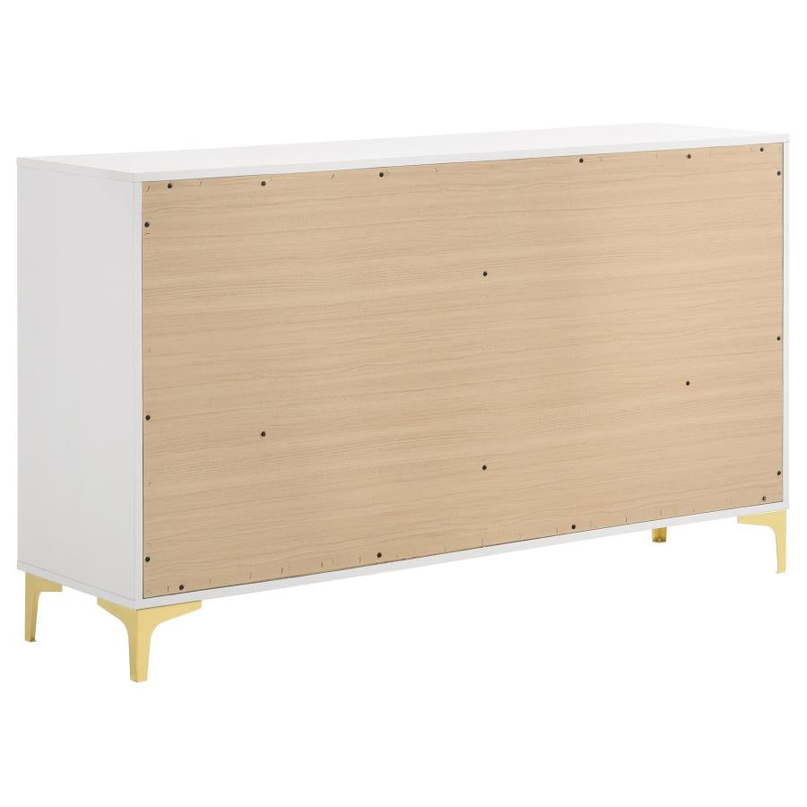 Kendall 4-piece California King Bedroom Set White - 224401KW-S4
