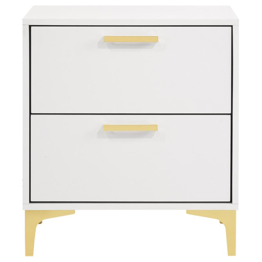 Kendall 2-drawer Nightstand White - 224402