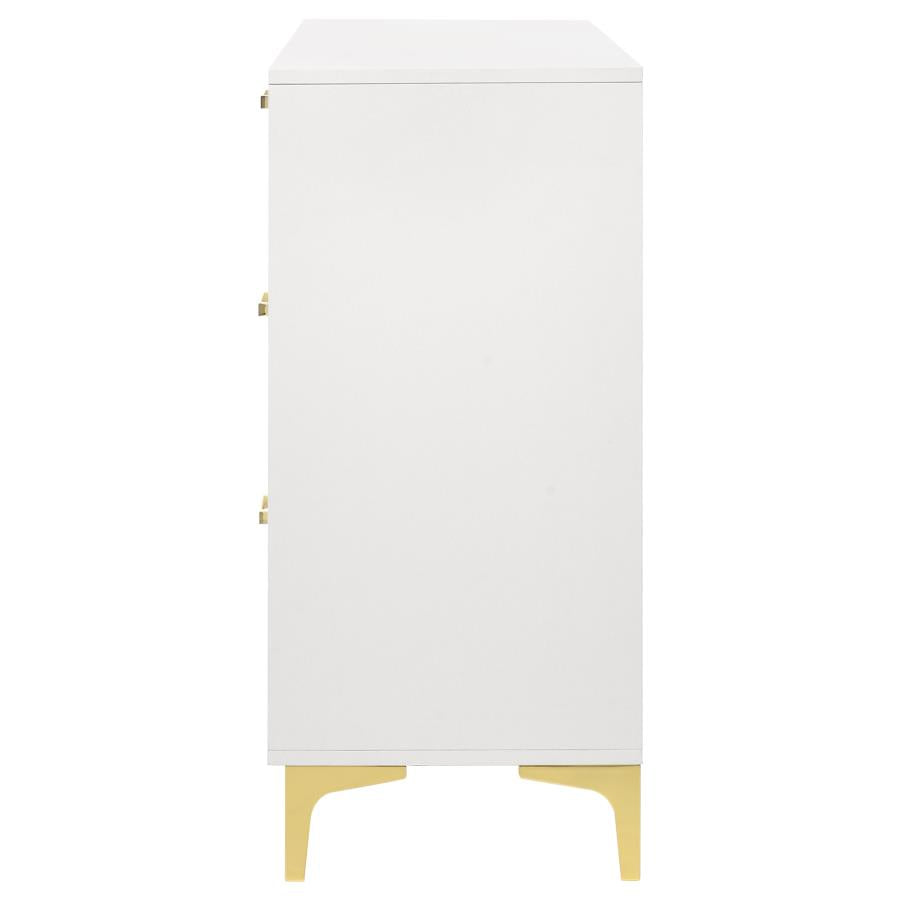 Kendall 6-drawer Dresser White - 224403