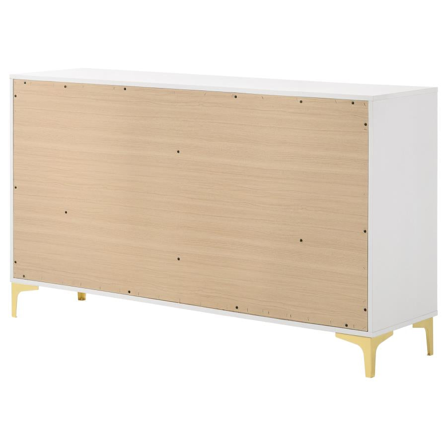 Kendall 6-drawer Dresser White - 224403