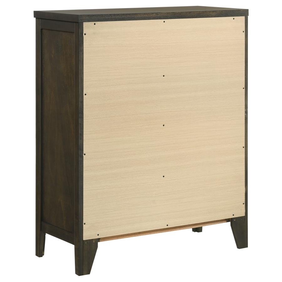 Wilkes 5-piece Twin Bedroom Set Dark Cocoa - 224421T-S5