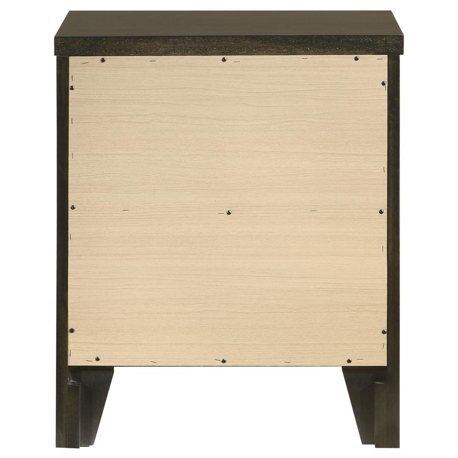 Wilkes 2-drawer Nightstand Bedside Table Dark Cocoa - 224422
