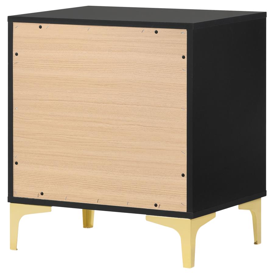 Kendall 2-drawer Nightstand Black - 224452