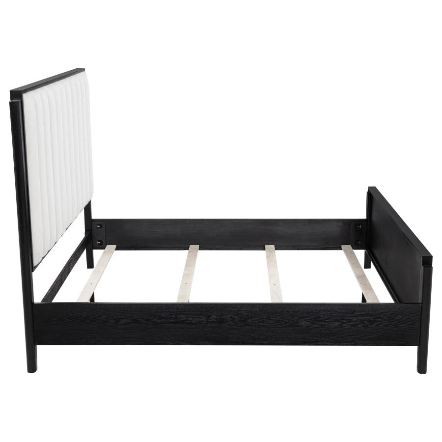 Brookmead 60-inch Upholstered Queen Bed Black - 224710Q