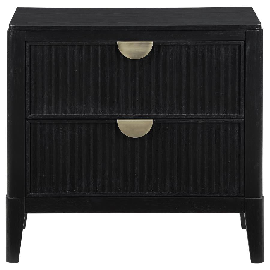 Brookmead 2-drawer Nightstand Black - 224712
