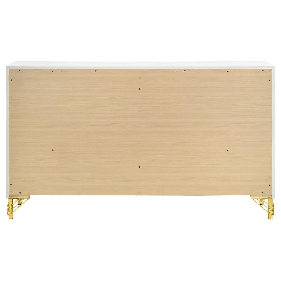 Lucia 6-drawer Dresser Cabinet White - 224733