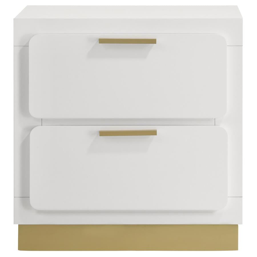 Caraway 2-drawer Nightstand White - 224772