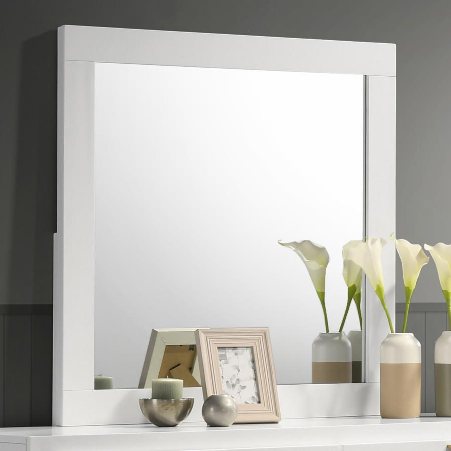 Caraway Dresser Mirror White - 224774
