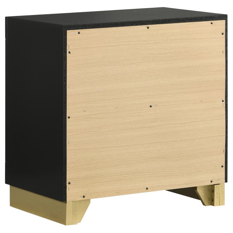 Caraway 4-piece Queen Bedroom Set Black - 224781Q-S4