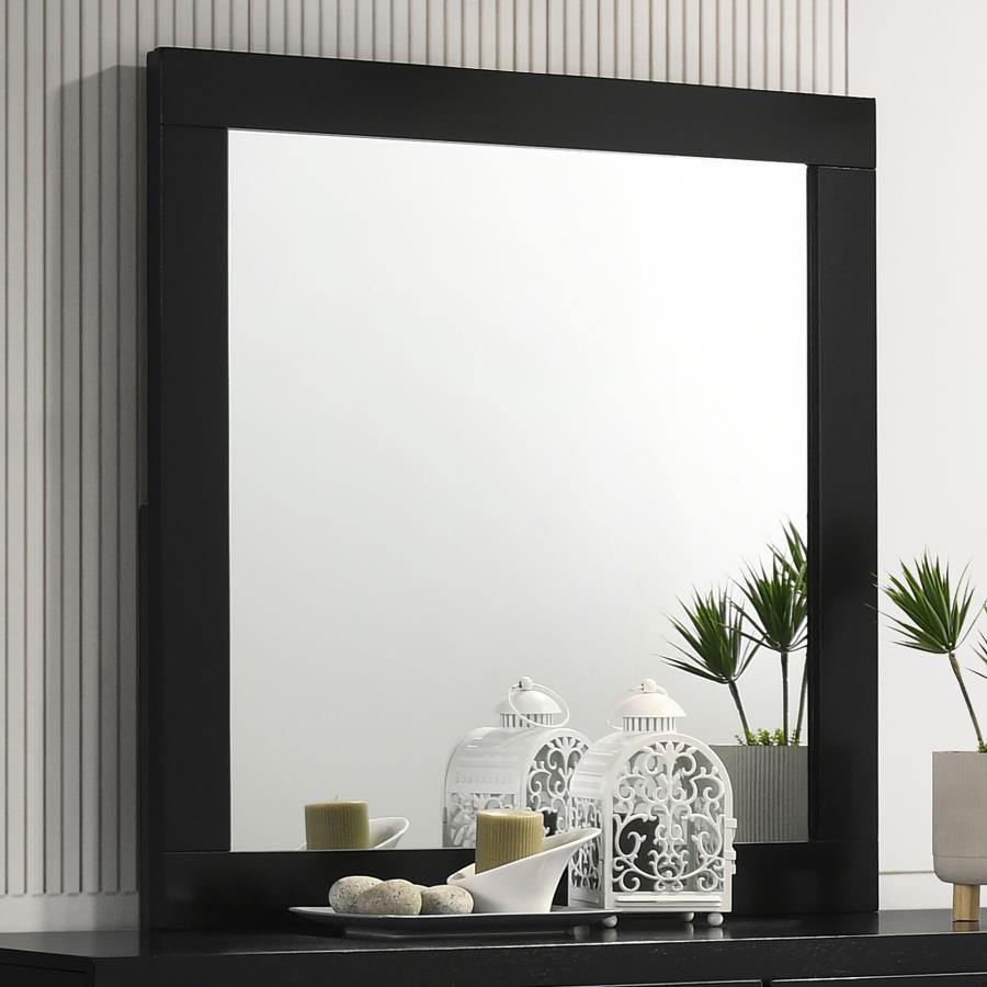 Caraway Dresser Mirror Black - 224784