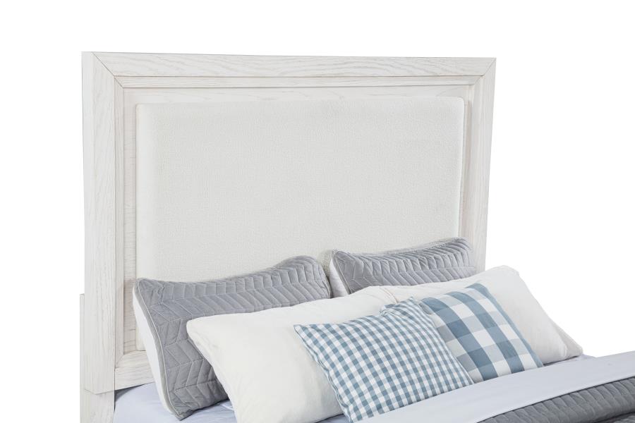 Marielle 5-piece Queen Bedroom Set Distressed White - 224841Q-S5