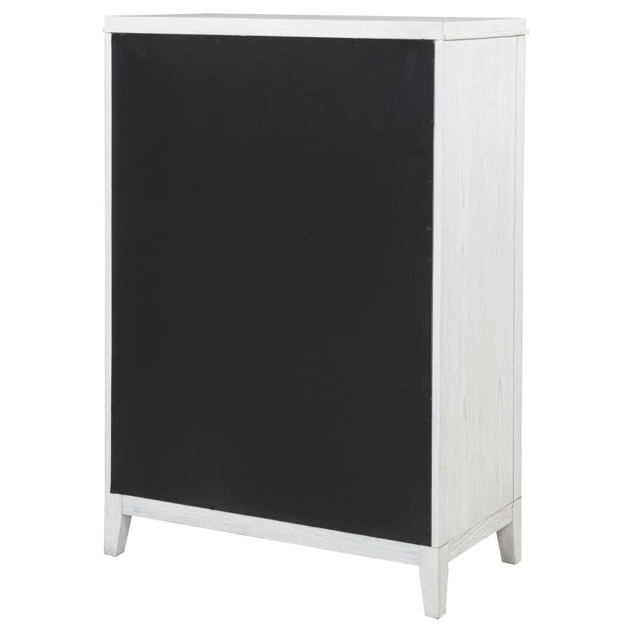 Marielle 5-drawer Bedroom Chest Distressed White - 224845
