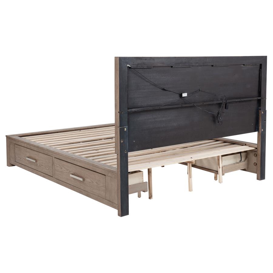 Kenora 5-piece California King Bedroom Set Barley Brown - 224850KW-S5