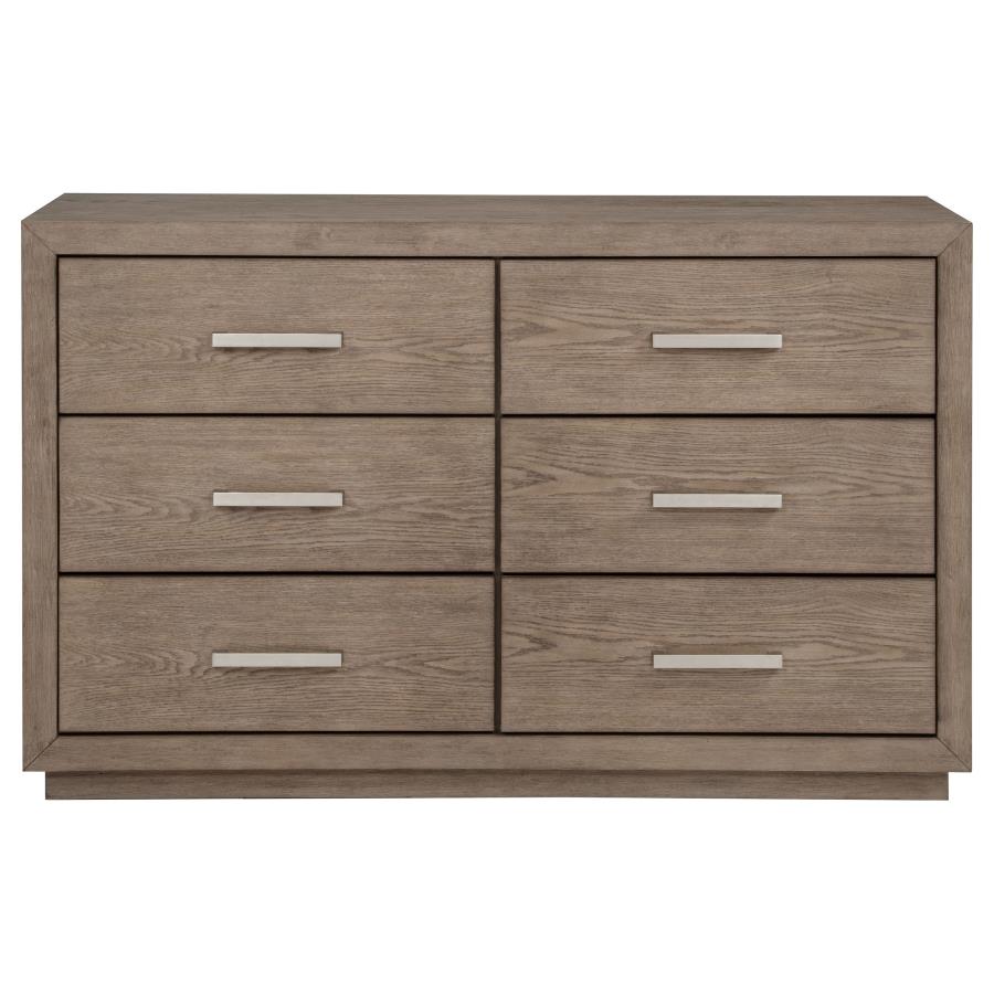 Kenora 6-drawer Dresser Barley Brown - 224853