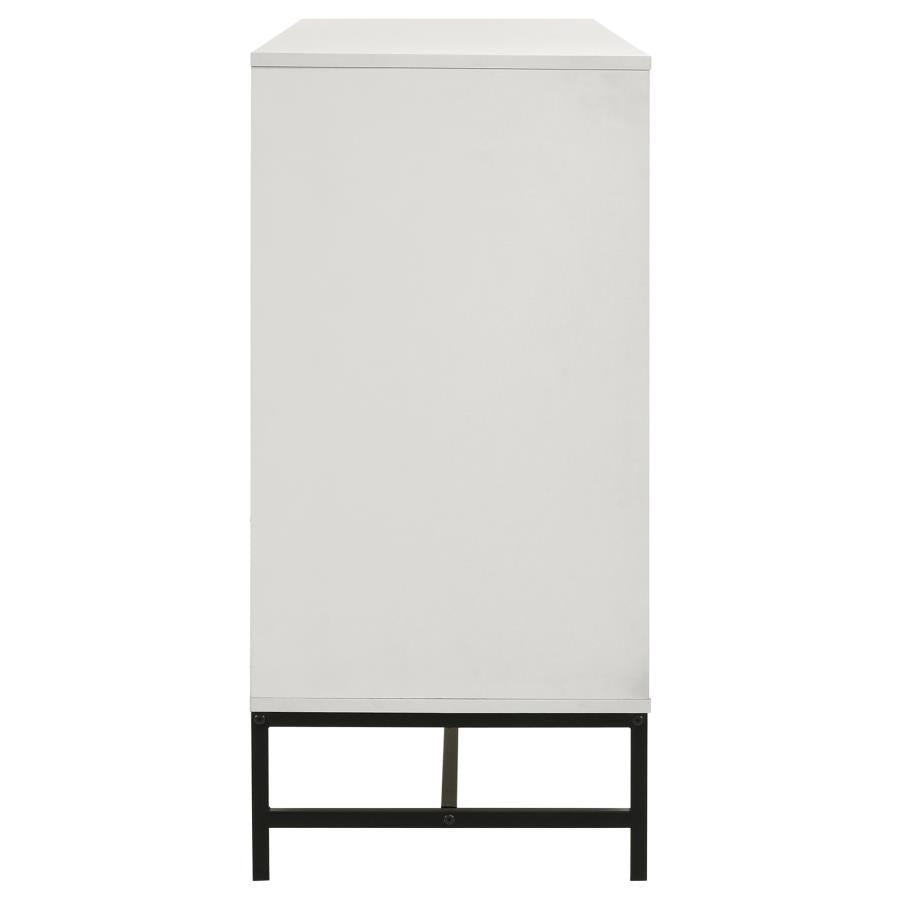 Sonora 6-drawer Bedroom Dresser White - 224863