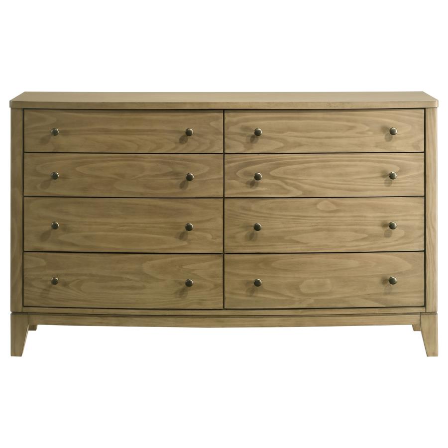 Granada 8-drawer Dresser Cabinet Natural Pine - 224923