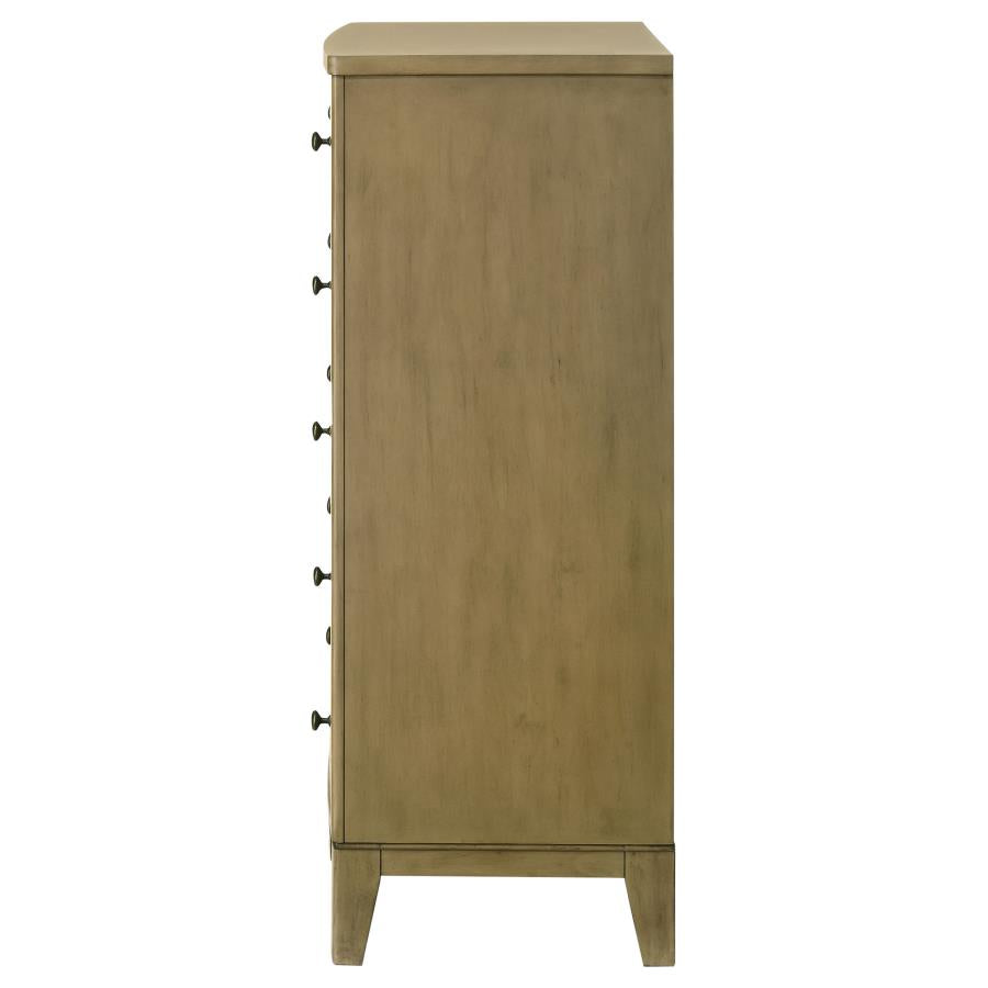 Granada 5-drawer Bedroom Chest of Drawers Natural Pine - 224925