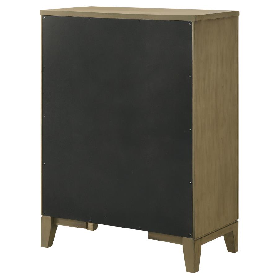 Granada 5-drawer Bedroom Chest of Drawers Natural Pine - 224925