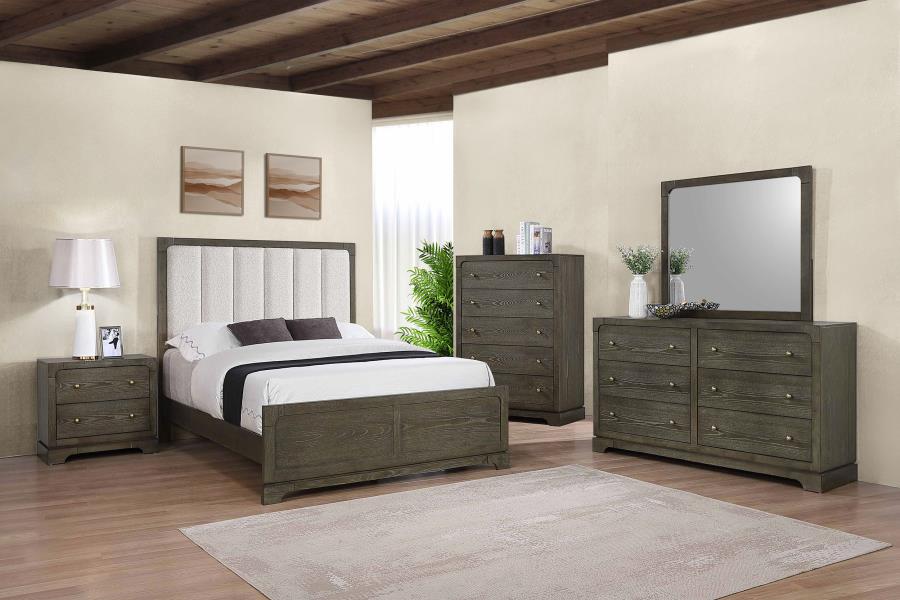 Gran Park 5-piece Eastern King Bedroom Set Dark Cocoa - 224930KE-S5