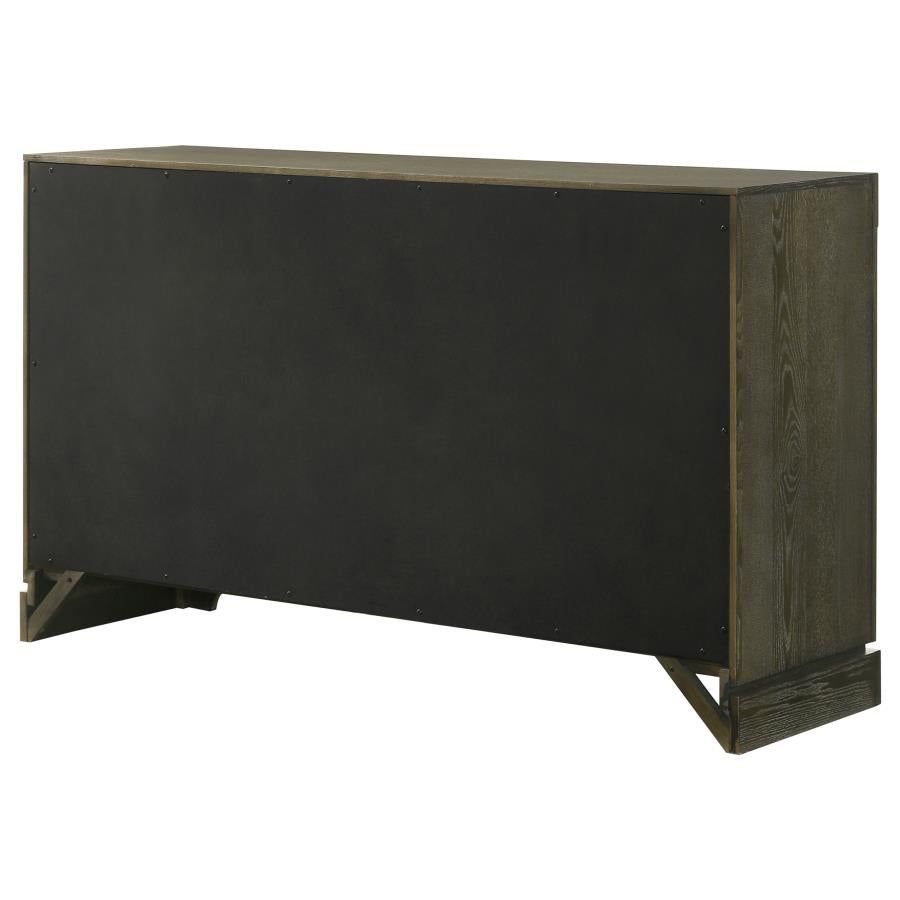 Gran Park 6-drawer Dresser Cabinet Dark Cocoa - 224933