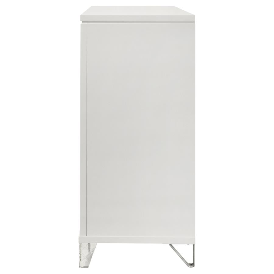 Marmore 9-drawer Dresser Cabinet White - 224963