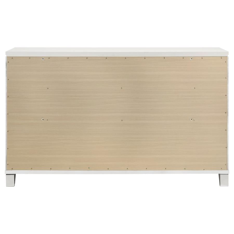 Marmore 9-drawer Dresser Cabinet White - 224963