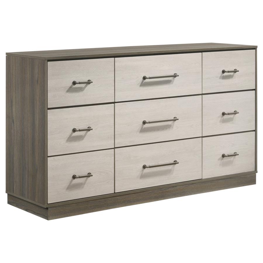 Fenwick 5-piece Eastern King Bedroom Set Grey Oak - 224981KE-S5