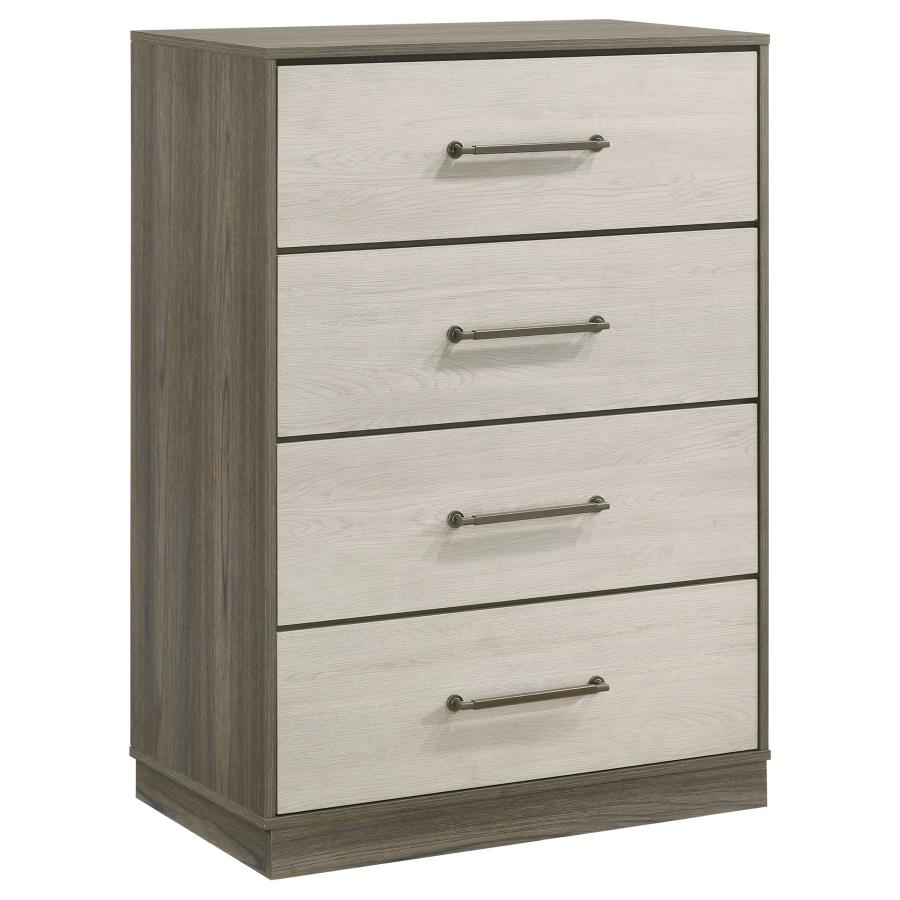 Fenwick 5-piece Eastern King Bedroom Set Grey Oak - 224981KE-S5