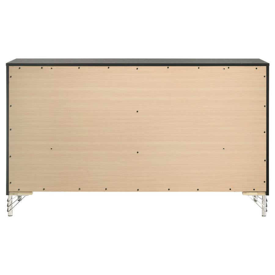 Lucia 6-drawer Dresser Cabinet Black - 224993