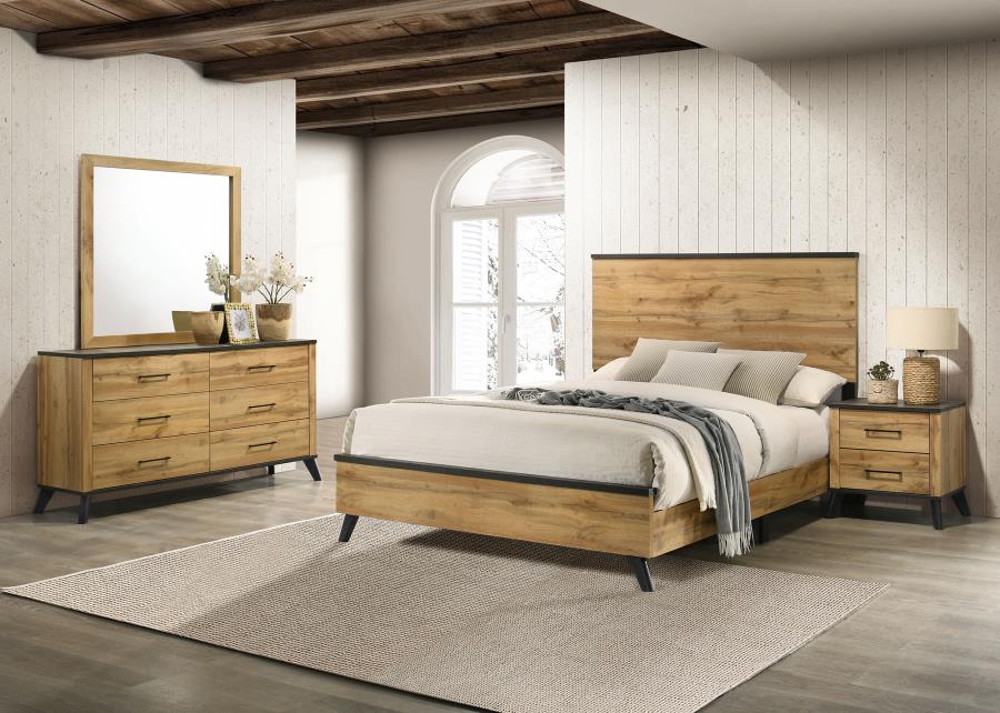 Kaywood 4-piece Full Bedroom Set Natural Pine - 225001F-S4