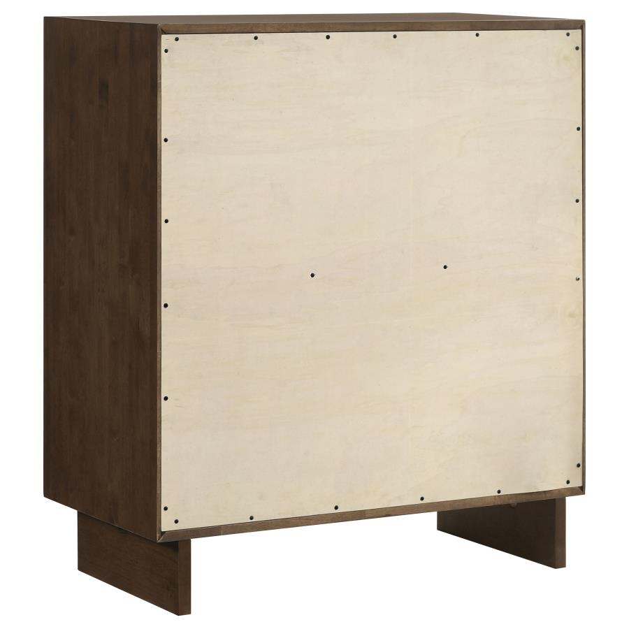 Glenwood 5-piece Queen Bedroom Set Warm Brown - 225011Q-S5
