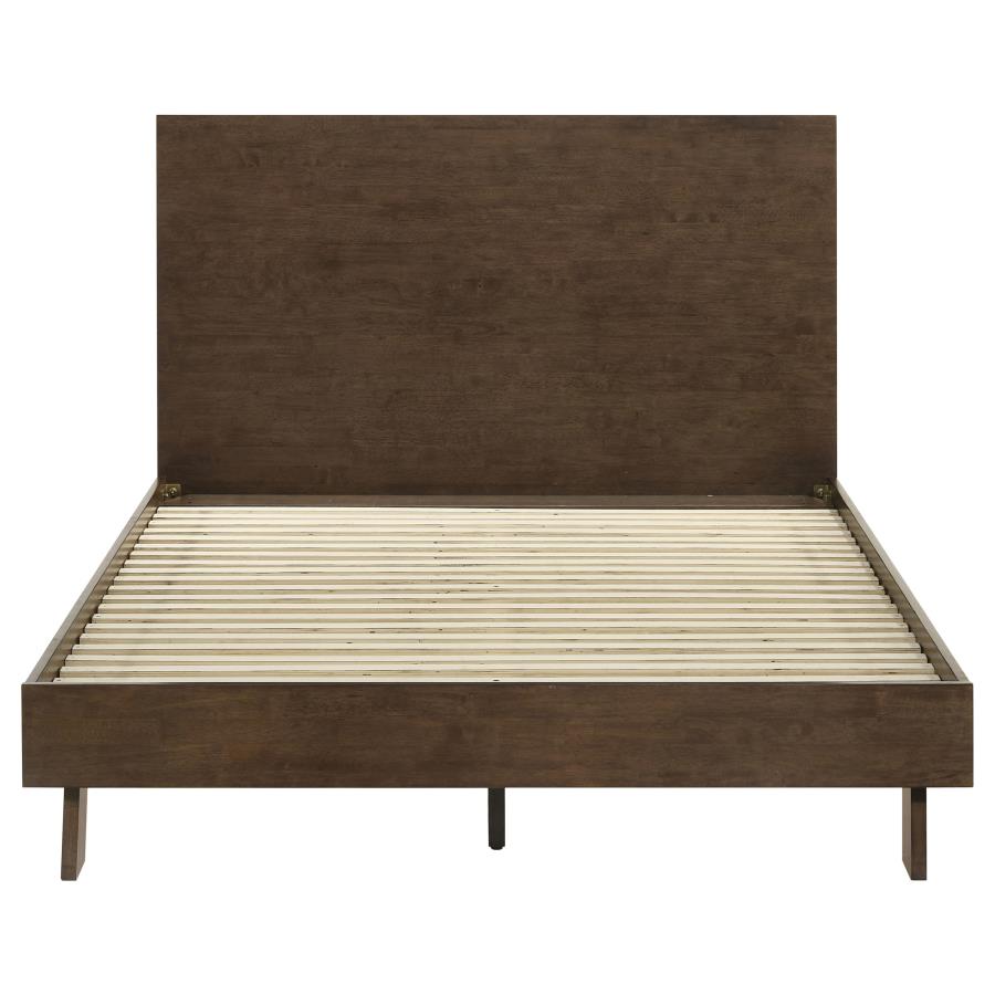 Glenwood 48-inch Queen Platform Panel Bed Warm Brown - 225011Q