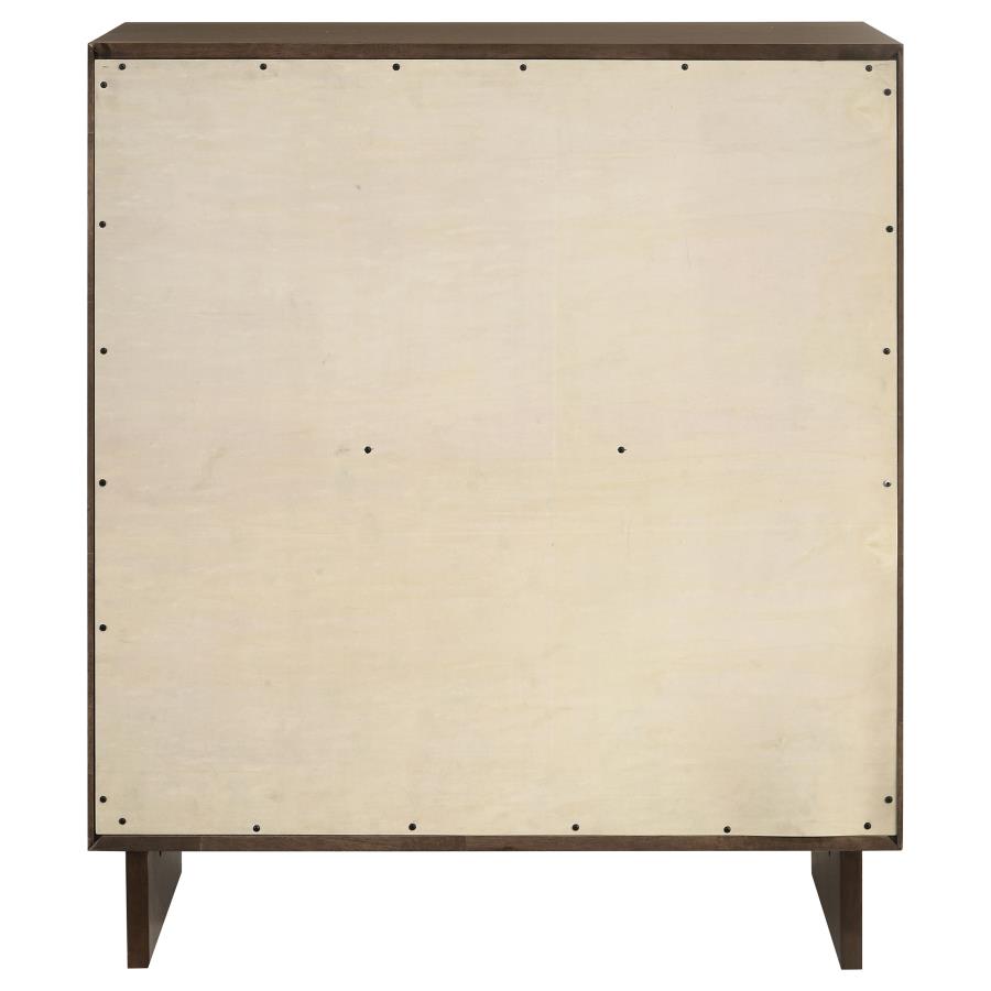 Glenwood 4-drawer Chest of Drawers Warm Brown - 225015