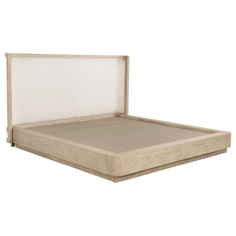 Kailani 5-piece Eastern King Bedroom Set Beige Oak - 225041KE-S5