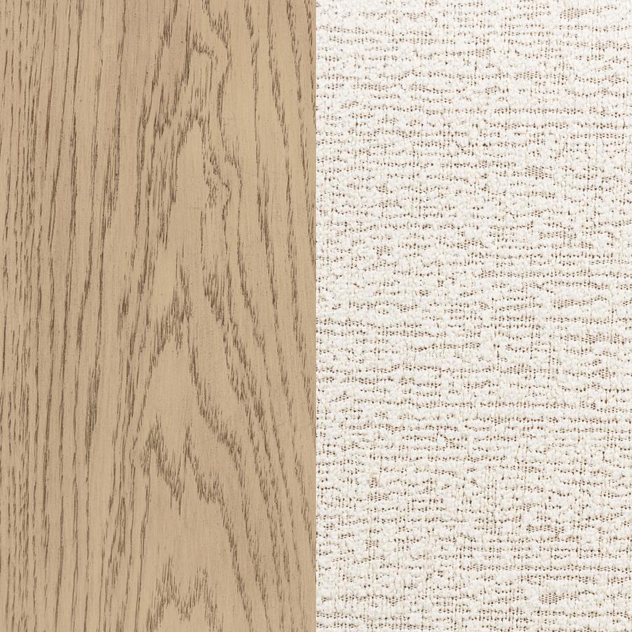 Kailani 52-inch California King Wingback Bed Beige Oak - 225041KW