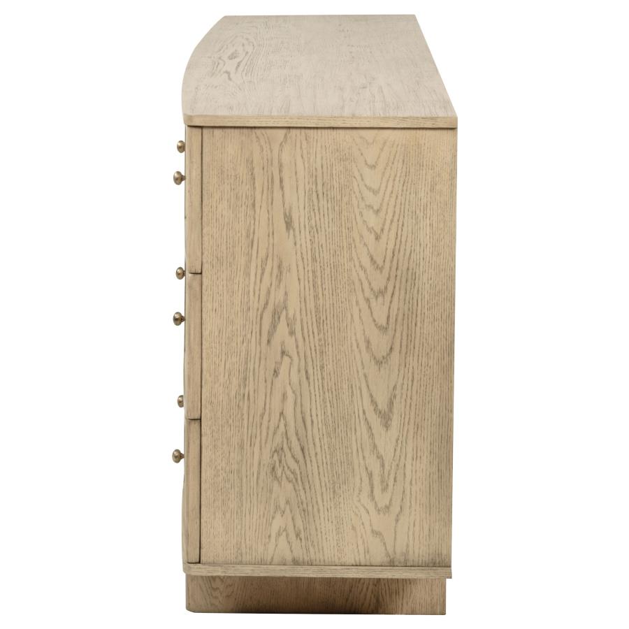 Kailani 9-drawer Dresser Cabinet Beige Oak - 225043