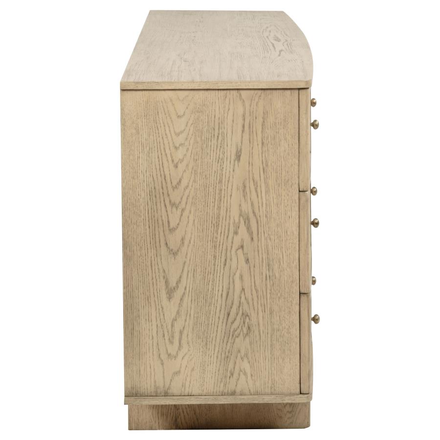 Kailani 9-drawer Dresser Cabinet Beige Oak - 225043