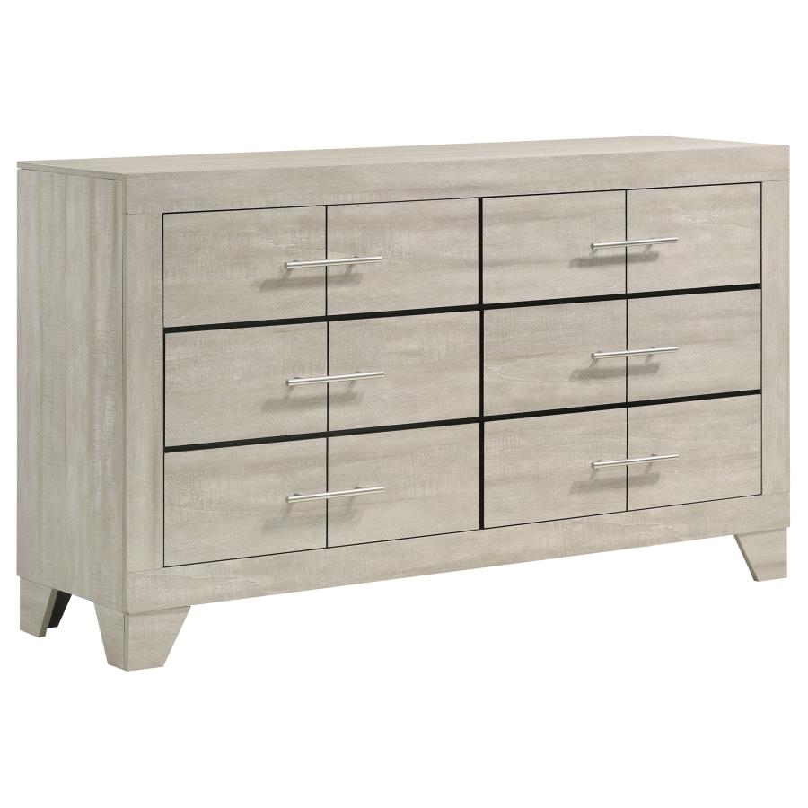 Trenton 4-piece Twin Bedroom Set Rustic Cream - 225061T-S4
