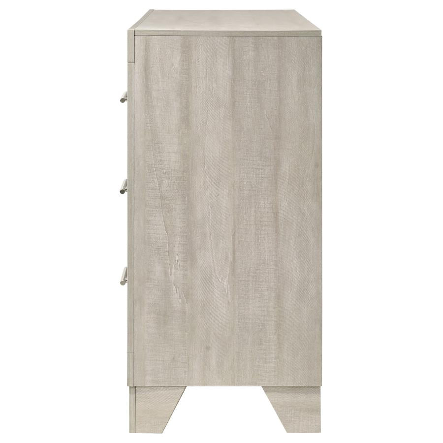 Trenton 6-drawer Bedroom Dresser Rustic Cream - 225063