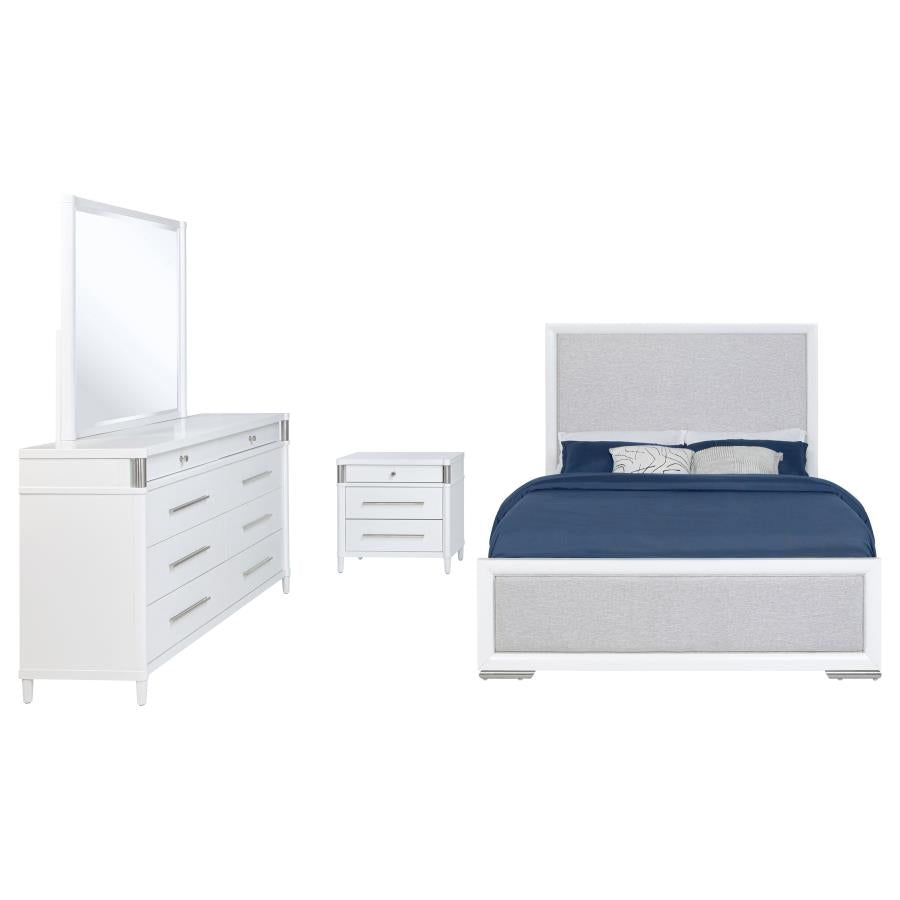 Gracemont 4-piece California King Bedroom Set White - 225071KW-S4
