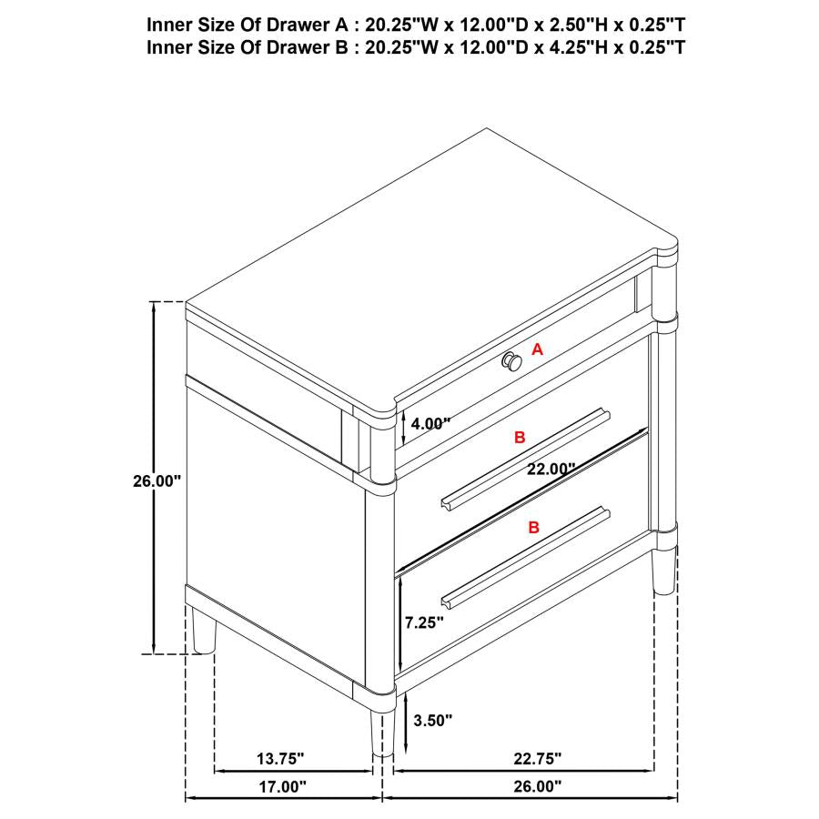 Gracemont 4-piece Queen Bedroom Set White - 225071Q-S4