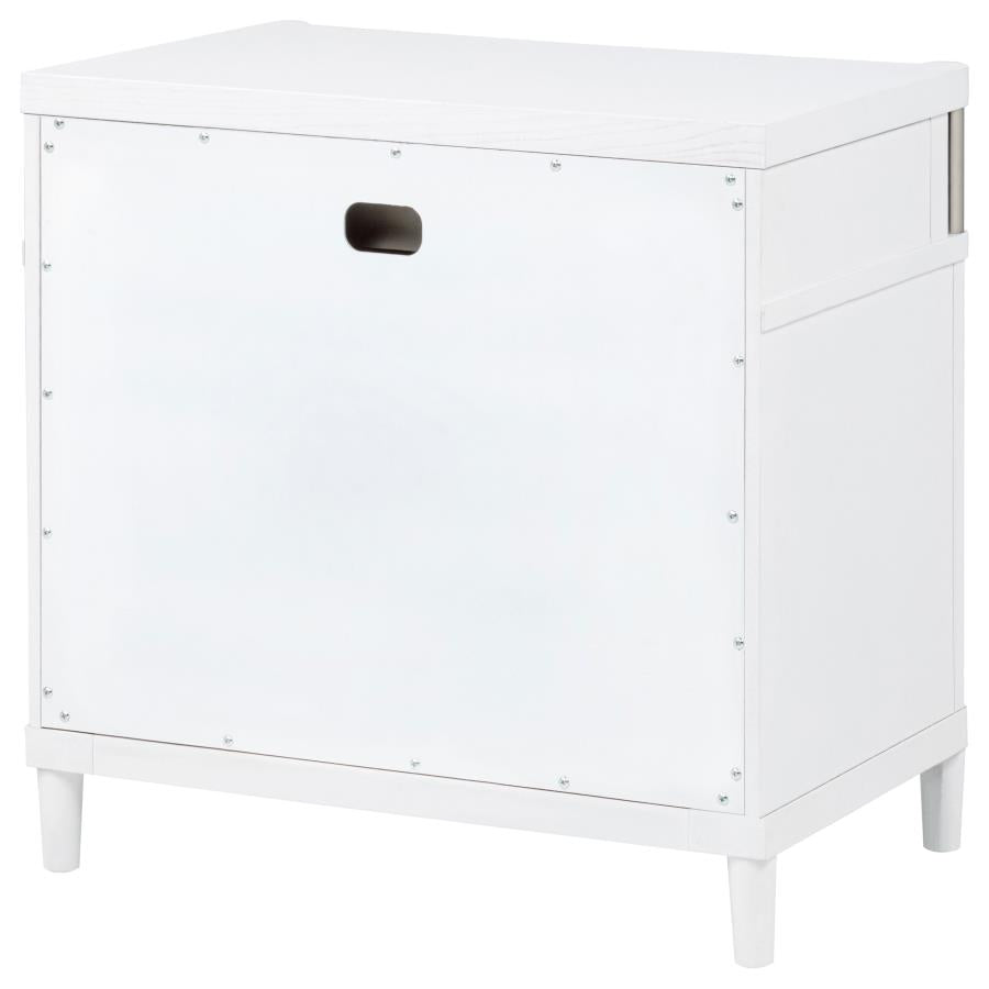 Gracemont 3-drawer Bedroom Nightstand Bedside Table White - 225072