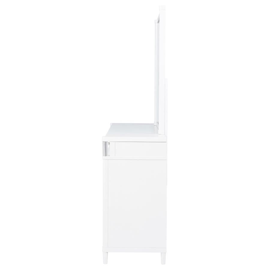 Gracemont 8-drawer Bedroom Dresser with Mirror White - 225073M
