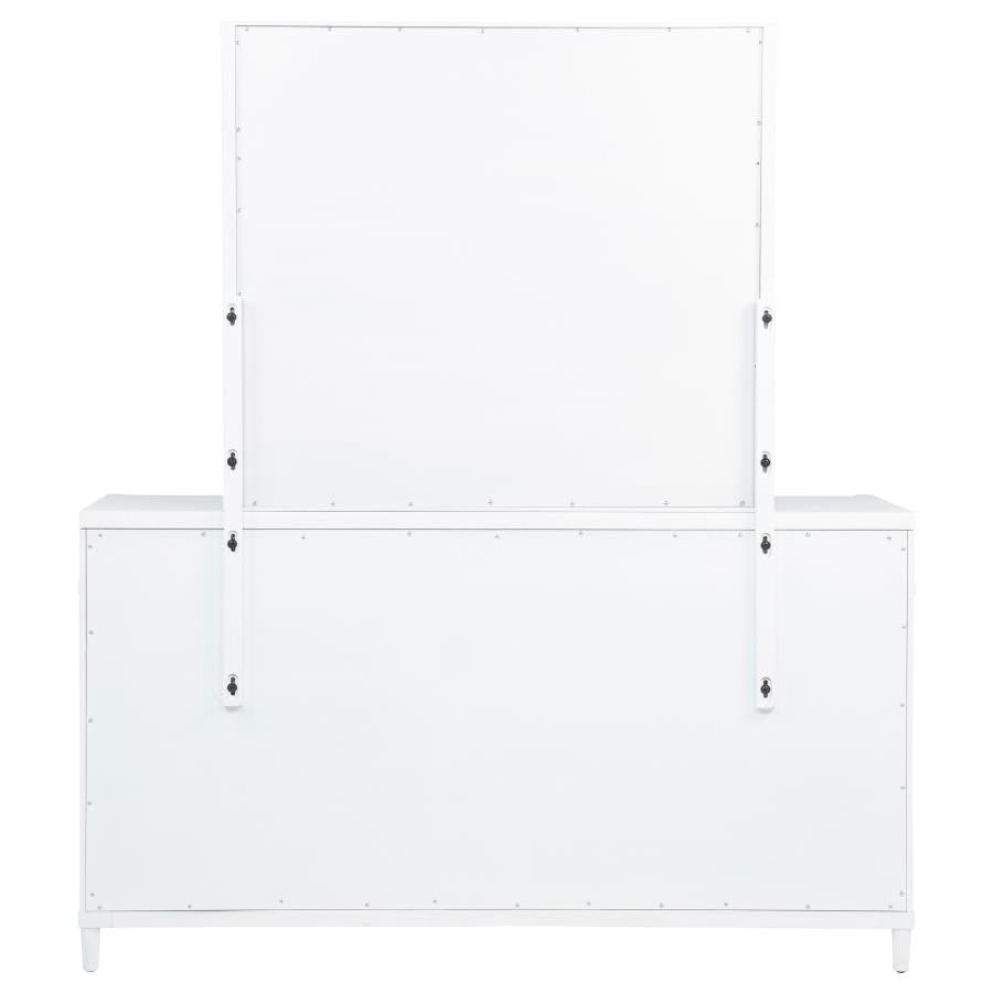 Gracemont 8-drawer Bedroom Dresser with Mirror White - 225073M