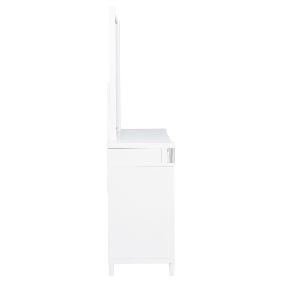 Gracemont 8-drawer Bedroom Dresser with Mirror White - 225073M